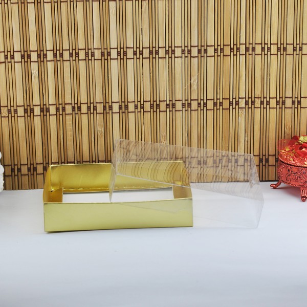 Kervan Asetat Kapaklı Karton Kutu 15X15X3 (50 Adet)  Gold