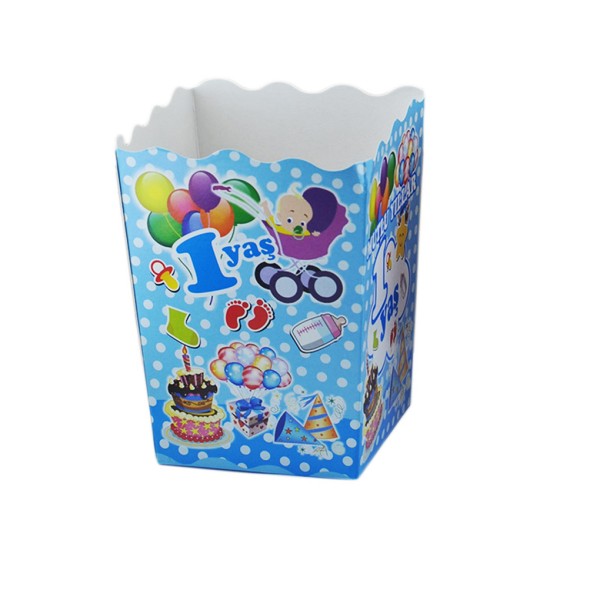 Kervan Popcorn Kutusu Karton 1 Yaş (Mısır Cips Kutusu) (10 Adet) Mavi Kervan Popcorn Kutusu Karton 1 Yaş (Mısır Cips Kutusu) (10 Adet) Mavi