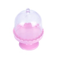 Kervan Kutu Cupcake Ayaklı Modeli  Yerli  (12 Adet)  Pembe