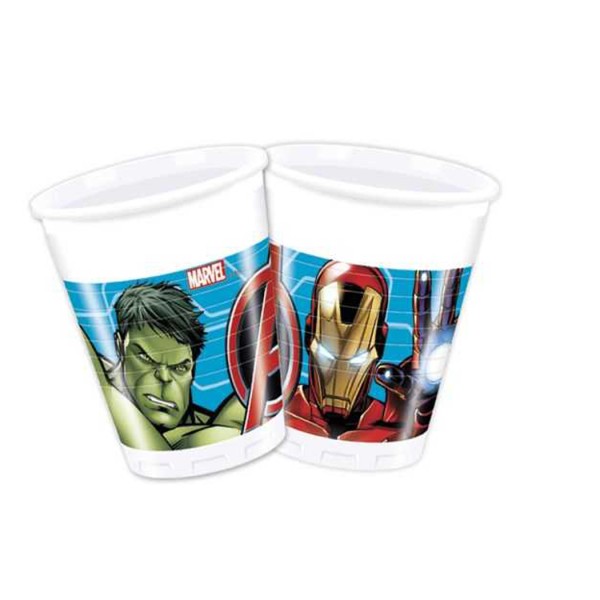 Kervan Mighty Avengers Temalı Bardak 180/200 Cc (8 Adet)