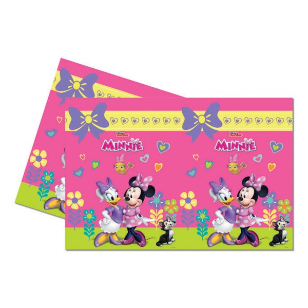 Kervan Minnie Mause Happy Helpers Temalı Masa Örtüsü 120X180 CM