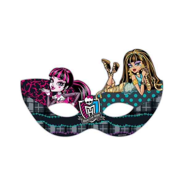Kervan Monster High Klasik Temalı Kağıt Maske (6 Adet) Kervan Monster High Klasik Temalı Kağıt Maske (6 Adet)