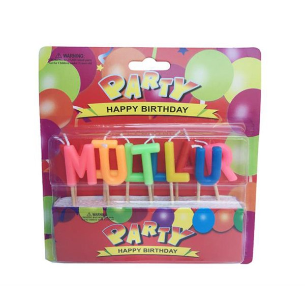 Kervan Mum Mutlu Yıllar Kürdanlı Set Karşık Renk