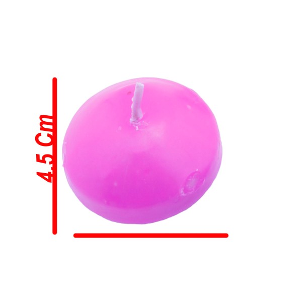 Kervan Mum Yüzen 4 Lü   Pembe