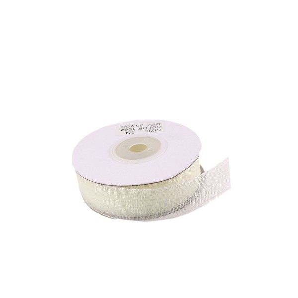 Kervan Organze Kurdele 30 MM (22 Metre)  Krem