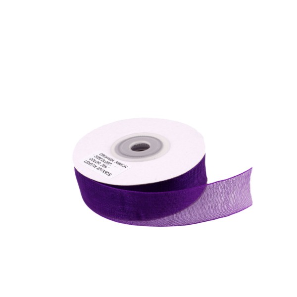 Kervan Organze Kurdele 30 MM (22 Metre)  Mor
