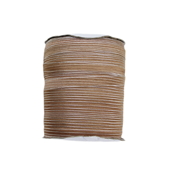 Kervan Organze Kurdele 1 CM Kenarı Şeritli  (457 Metre)  Pudra