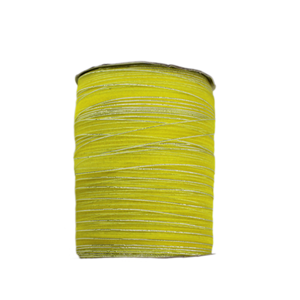 Kervan Organze Kurdele 1 CM Kenarı Şeritli  (457 Metre)  Sarı