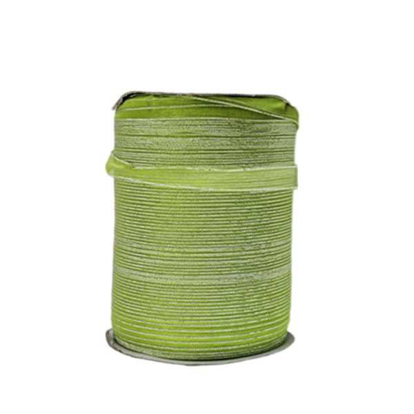 Kervan Organze Kurdele 1 CM Kenarı Şeritli  (457 Metre)  Yeşil