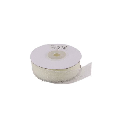 Organze Kurdele 40 MM (22 Metre)  Krem