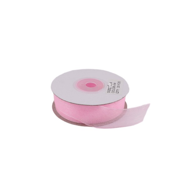 Kervan Organze Kurdele 40 MM (22 Metre)  Pembe