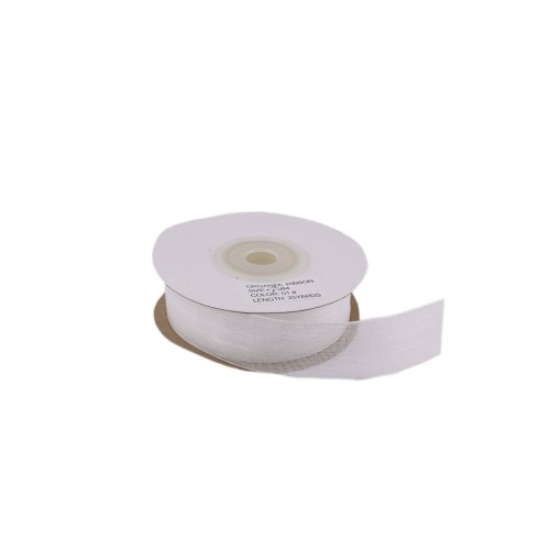 Organze Kurdele 40 MM (22 Metre)  Beyaz