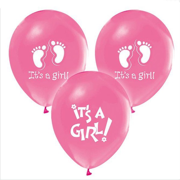 Kervan Balon It'S A Girl Baskılı  (20 Adet)  Pembe