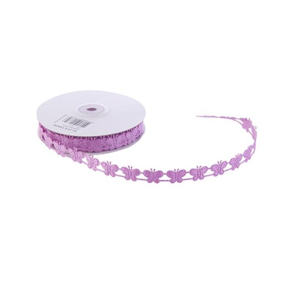 Kervan Kurdele Kelebekli Simli 2 Cm (18 Metre) Lila Kervan Kurdele Kelebekli Simli 2 Cm (18 Metre) Lila