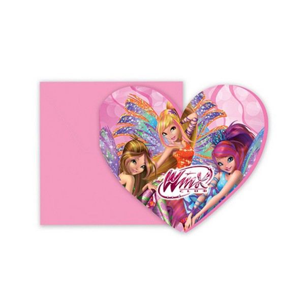 Kervan Winx Powerment Parti Davetiyesi (6 Adet) Kervan Winx Powerment Parti Davetiyesi (6 Adet)