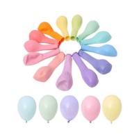 Kervan Pastel Düz Balon (Makaron Balon)12 İnc Karışık Renk (20 Adet)