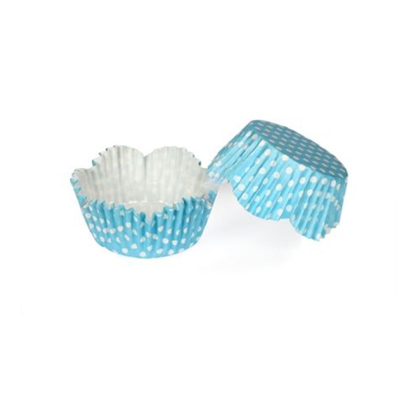 Kervan Kek Kalıbı Pet Kapsül 65*38 Mm Kağıt Cupcake Kağıdı (100 Adet) Puantiyeli Mavi Kervan Kek Kalıbı Pet Kapsül 65*38 Mm Kağıt Cupcake Kağıdı (100 Adet) Puantiyeli Mavi