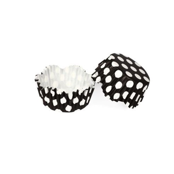 Kervan Kek Kalıbı Pet Kapsül 65*38 Mm Kağıt Cupcake Kağıdı (100 Adet)  Puantiyeli  Beyaz