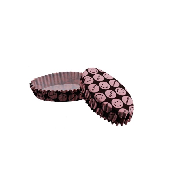 Kervan Cupcake Kalıbı Pet Kapsül Oval Pembe Emoji Kek Kalıbı (100 Adet) F11 Kervan Cupcake Kalıbı Pet Kapsül Oval Pembe Emoji Kek Kalıbı (100 Adet) F11