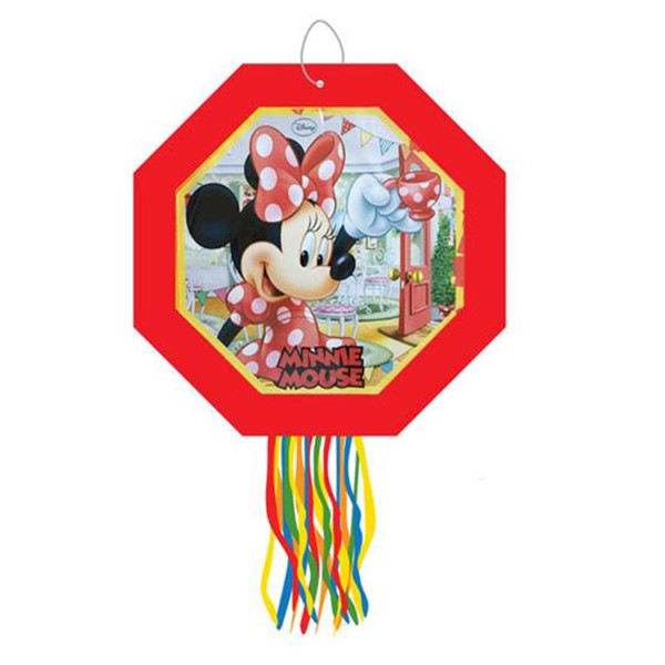 Kervan Minnie Mause Cafe Temalı Pinyata Çubuklu