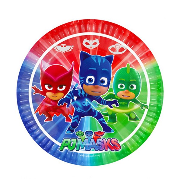 Kervan Pj Masks Temalı Tabak 23 Cm (8 Adet) Kervan Pj Masks Temalı Tabak 23 Cm (8 Adet)