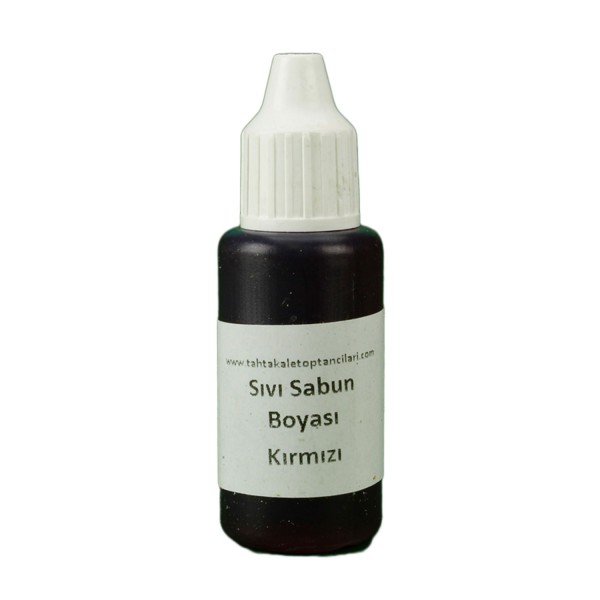 Kervan Sıvı Sabun Boyası Sıvı 10 GR  Kırmızı