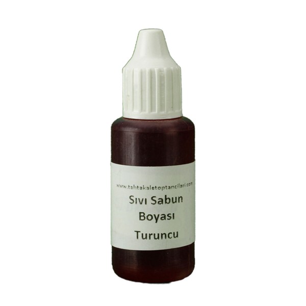 Sıvı Sabun Boyası Sıvı 10 GR  Turuncu