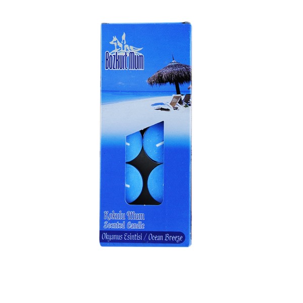 Kervan Tealight Mum Okyanus Kokulu 13 Gr (10 Adet)