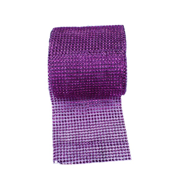 Kervan Taş Görünümlü Plastik Şerit 14 Cm (9 Metre)  Fuşya