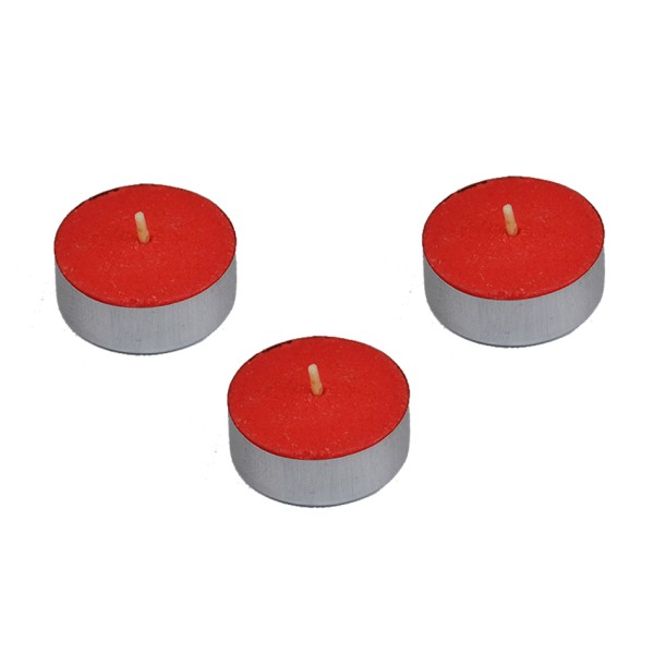 Kervan Tealight Mum Çilek Kokulu 13 Gr (10 Adet)