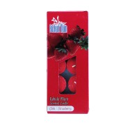 Kervan Tealight Mum Çilek Kokulu 13 Gr (10 Adet)
