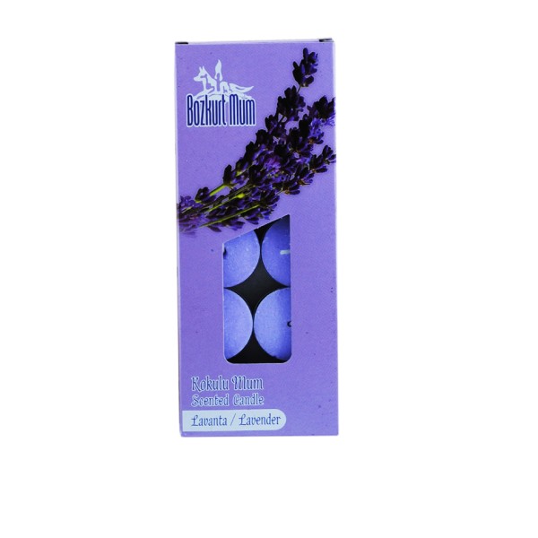 Kervan Tealight Mum Lavanta Kokulu 13 Gr (10 Adet)