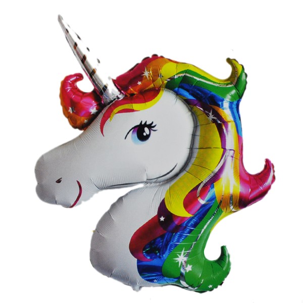 Kervan Unicorn Temalı Folyo Balon Tek Boynuzlu At 92X126 CM