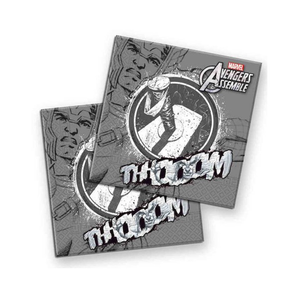 Kervan Thor Temalı Kağıt Peçete 33X33 Cm (20 Adet) Kervan Thor Temalı Kağıt Peçete 33X33 Cm (20 Adet)