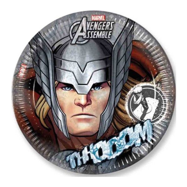 Kervan Thor Temalı Karton Tabak 23 Cm (8 Adet)