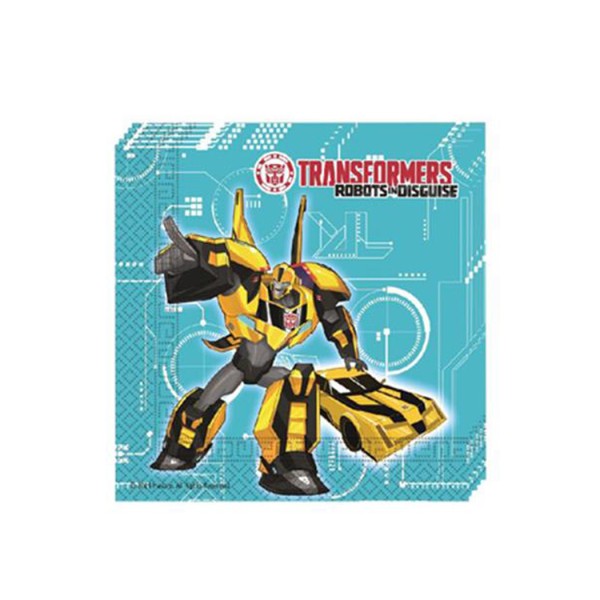 Kervan Transformers Temalı Kağıt Peçete 33*33 (20 Adet)