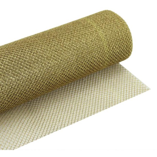 Kervan Tül File Simli Rulo 95 Cm (10 Metre)  Altın