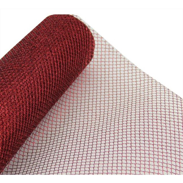 Kervan Tül File Simli Rulo 95 Cm (10 Metre)  Kırmızı