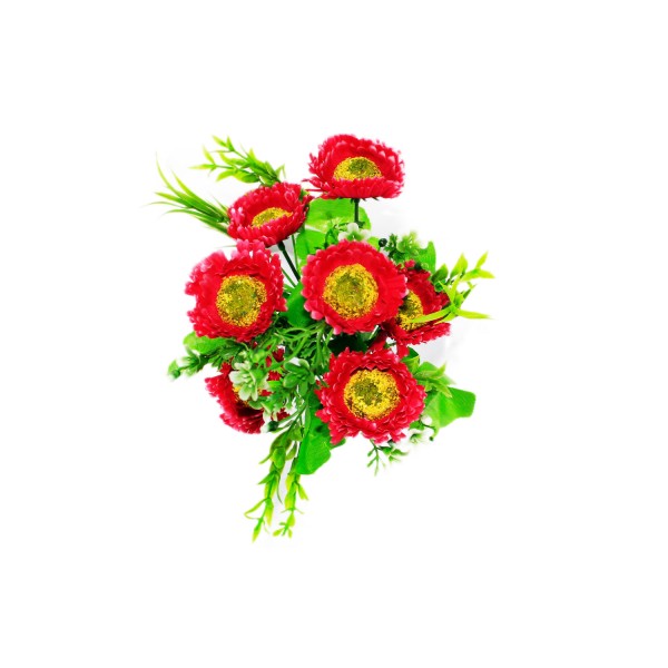 Kervan Yapay Çiçek  Demet Güne Bakan (1 Demet)  Kırmızı