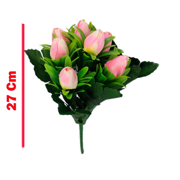 Kervan Yapay Çiçek Lale  Demet (1 Demet)  Pembe