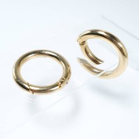 Kervan Yaylı Çanta Halkası Mekanizmalı Halka 2.7 CM  (10 Adet)  Gold